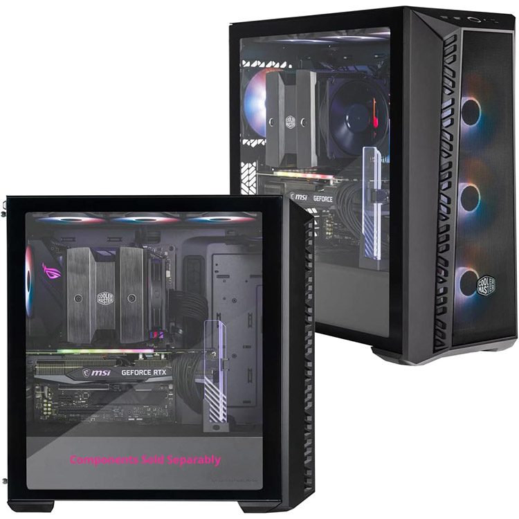خرید کیس کامپیوتر Cooler Master MasterBox 520 Mesh - شاسی مید تاور - سیاه